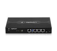 Ubiquiti Networks EdgeRouter 4 Routeur connecté Noir - Routeurs connectés (Gigabit Ethernet, 10/100/1000Base-T(X), 10,100,1000 Mbit/s, 4000 Mpps, 3.0 (3.1 Gen 1), UNMS, CLI, SNMP, NetFlow, LLDP, NTP)
