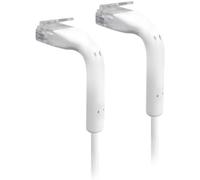 Ubiquiti UniFi - Cordon de raccordement - RJ-45 (M) pour RJ-45 (M) - 30 cm - 3 mm - CAT 6 - démarré - blanc