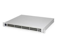 UniFi Switch PRO 48 - Commutateur - C3 - Géré - 48 x 10/100/1000 + 4 x Ethernet 10 Go SFP+ - Montable sur rack - AC 120/230 V / DC 11.5 V