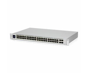 "Ubiquiti Networks UniFi USW-48-POE commutateur réseau Géré L2 Gigabit Ethernet (10/100/1000) Connexion Ethernet, supportant l'alimentation via ce port (PoE) 1U "