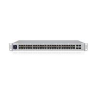 Ubiquiti Networks UniFi USW-48-POE-EU commutateur réseau Géré Gigabit Ethernet (10/100/1000) Connexion Ethernet, supportant l'alimentation Via ce Port (PoE) Argent