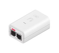 Ubiquiti POE-24-7W-G-WH Injecteur PoE Gigabit Ethernet 24V, 7W, 2 ports RJ-45, 100-240V, 50/60Hz, Blanc, 72x45x33mm, Température 0-40°C