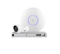 Ubiquiti Security & Network Bundle - 1× G5 Bullet 2K PoE Camera, 1× U6 Pro WiFi 6 Access Point, UDM SE Router & NVR - Enterprise-Grade Surveillance & Networking Kit