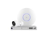 Ubiquiti Security & Network Bundle - 2× G5 Bullet 2K PoE Cameras, 2× U6 Pro WiFi 6 Access Points, UDM SE Router & NVR - Enterprise-Grade Surveillance & Networking Kit