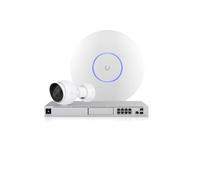 Ubiquiti Security & Network Bundle - 2× G5 Bullet 2K PoE Cameras, 4× U6 Pro WiFi 6 Access Points, UDM SE Router & NVR - Enterprise-Grade Surveillance & Networking Kit