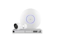 Ubiquiti Security & Network Bundle - 4× G5 Bullet 2K PoE Cameras, 4× U6 Pro WiFi 6 Access Points, UDM SE Router & NVR - Enterprise-Grade Surveillance & Networking Kit