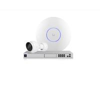 Ubiquiti Security & Network Bundle - 4× G5 Bullet 2K PoE Cameras, U6 Pro WiFi 6 Access Point, UDM SE Router & NVR - Enterprise-Grade Surveillance & Networking Kit