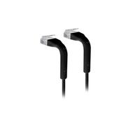 Ubiquiti U-CABLE-PATCH-RJ45-BK-50 : Câble réseau Cat6 Noir, longueur 0.1m, connecteurs RJ-45 mâle/mâle, diamètre extérieur 3mm, lot de 50.
