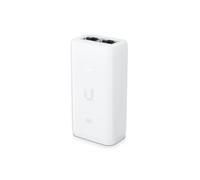 Ubiquiti U-POE-AF Injecteur PoE Gigabit Ethernet 48V, 100-240V, RJ-45 (1 in/1 out), 0.32A, Certifié CE/FCC/IC/UL, 46x86x33mm