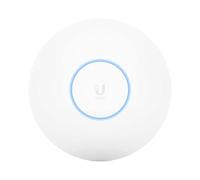 Ubiquiti U6+ Point d'accès WiFi 6 bi-bande 2.4/5 GHz 2402 Mbps, 1 port Ethernet PoE, sécurité WPA3, 300 utilisateurs, antenne interne 5.4 dBi