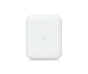 Ubiquiti U7 Outdoor - Point d'accès WiFi 6E (802.11ax/be) 4300 Mbit/s, Dual Band 2.4/5 GHz, PoE, 1x 2.5 GbE, MU-MIMO 4x4, Antennes externes, IPX6