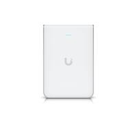 Ubiquiti U7 Pro Wall Point d'accès WiFi 6E MU-MIMO 5700 Mbit/s 2.4/5/6 GHz, port Ethernet 2.5 Gbps PoE, sécurité WPA3, blanc