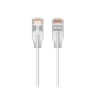 Ubiquiti UACC-Cable-Patch-EL-0.15M-W Câble de patch UniFi avec capuchon translucide RJ45 et prise en charge d'Etherlighting lorsqu'il est associé à un switch UniFi Pro Max, 0,15 m, blanc.