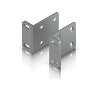 Ubiquiti UACC-Rack-Ear-1U : Kit de montage 1U en acier galvanisé gris, 2 pièces, poids 50g, pour installation rack 19 pouces, conforme spécifications Ubiquiti.