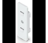 Ubiquiti UACC-Switch-DIN : Support DIN en Polycarbonate blanc, compatible USW-Ultra (42W/60W), USW-Flex-2.5G-8 et USW-Ultra-210W (202W), 40.5x20.6x125.7mm, 36.8g