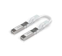 Ubiquiti UACC-Uplink-SFP28-0.15M : Câble SFP28 vers SFP28 0.15m, 25 Gbit/s, PVC blanc, Diamètre 4.5mm, Température 0-70°C
