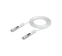 Ubiquiti UACC-UPLINK-SFP28-3M Câble 3m SFP28 vers SFP28 InfiniBand 25 Gbit/s PVC Blanc Diamètre 3mm Température 0-70°C Rayon Courbe 2cm