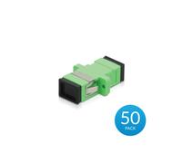 Ubiquiti UF-ADAPTER-APC-50 : Connecteurs fibre optique SC/APC, lot de 50 pièces, couleur noir et vert, référence UF-ADAPTER-APC-50