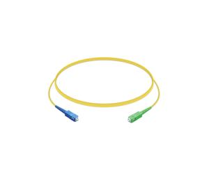 Ubiquiti UF-SM-PATCH-UPC-APC : Câble Fibre Optique Monomode 1.2m, Connecteurs SC/SC UPC, Fibre G.657.A1, Diamètre 2mm, Gaine PVC Jaune