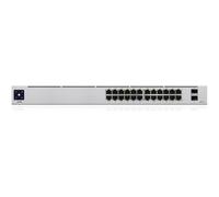 Ubiquiti UniFi 24-Port PoE Managed L2/L3 Gigabit Ethernet (10/100/1000) Support Power over Ethernet (PoE) 1U Silver