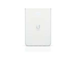 Ubiquiti UniFi 6 In-Wall (U6-IW) Point d'accès WiFi 6 4800 Mbit/s Dual-Band 5 ports Gigabit Ethernet PoE, MU-MIMO, WPA3, Antennes internes 5.9dBi