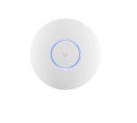 Ubiquiti UniFi 6+ (U6+) - Point d’Accès WiFi 6, 1500 ft², 2x2 MIMO, 573,5 Mbps / 2402 Mbps, 2,4 et 5 GHz, Gain 3/5,4 dBi, PoE, Montage Plafond, Blanc