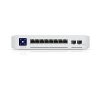 Ubiquiti UniFi Enterprise 8 PoE Géré L3 2.5G Ethernet (100/1000/2500) Connexion Ethernet, supportant l'alimentation via ce port (PoE) Acier inoxydable