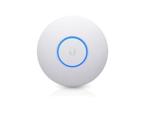 Ubiquiti UniFi nanoHD UAP-NANOHD-3 Point d'accès 802.11ac Wave 2 MU-MIMO 1733 Mbps Dual-Band 2.4/5GHz, PoE, 1x RJ45, 3dBi, Blanc