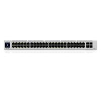 Ubiquiti UniFi Pro 48-Port PoE Géré L2/L3 Gigabit Ethernet (10/100/1000) Connexion Ethernet, supportant l'alimentation via ce port (PoE) 1U Argent