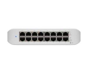 Ubiquiti UniFi Switch Lite USW-Lite-16-POE - Commutateur - Géré - 16 x 10/100/1000 (8 PoE+) - de bureau, fixation murale - PoE+ (45 W) G