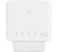 Ubiquiti UniFi Switch USW-FLEX - Commutateur - Géré - 4 x 10/100/1000 (PoE) + 1 x 10/100/1000 (PoE) - fixation murale, montable sur tringle - PoE (46 W) G