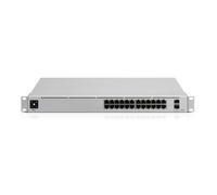 Ubiquiti UniFi Switch USW-Pro-24 - Commutateur - C3 - Géré - 24 x 10/100/1000 + 2 x SFP+ 10 Go (liaison montante) - Montable sur rack, de bureau