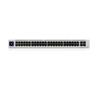 Ubiquiti UniFi Switch USW-PRO-48-POE - Commutateur - Géré - 48 x 10/100/1000 (40 PoE+, 8 PoE++) + 4 x Ethernet 10 Go SFP+ - Montable sur rack - PoE++ (600 W) - CA 120/230 V / CC 11,5/52 V