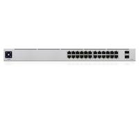 Ubiquiti UniFi USW-24-POE Gen 2 - Switch Réseau Géré 24 Ports Gigabit + 2 SFP, PoE/PoE+, 120W, Écran Tactile 1,3", Refroidissement Silencieux, RPS Compatible