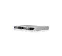 Ubiquiti UniFi USW-48-POE : Commutateur Géré L2 Gigabit Ethernet 48 ports RJ-45 PoE/PoE+ 195W + 4 SFP, 104 Gbit/s, 1U, Acier inoxydable