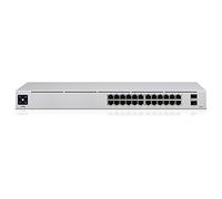 Ubiquiti UniFi Switch USW-24-POE - Commutateur - Géré - 24 x 10/100/1000 (16 PoE+) + 2 x Gigabit SFP - Montable sur rack, de bureau - PoE++ (95 W) G