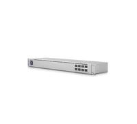 Ubiquiti USW-AGGREGATION : Commutateur Géré L2, 8x SFP+ 10G, 160 Gbit/s, Rack 1U, Acier Galvanisé, sans ventilateur, Alimentation Incluse