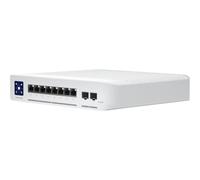 Ubiquiti UniFi Enterprise - Commutateur - C3 - Géré - 8 x 10/100/1000/2.5G (PoE+) + 2 x 1 gigabit/10 gigabit SFP+ (liaison montante) - de bureau -