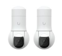 Ubiquiti UVC-G5-PTZ Lot de 2 caméras de sécurité PTZ 4 MP - Caméra IP dôme d'extérieur IP66 avec vision nocturne IR 20 m, PoE filaire, résolution 2688 x 1512 HD, montage mural ou poteau