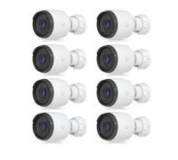 Ubiquiti UVC-G6-BULLET-W Caméra IP 4K 8MP Bundle 8 Pièces - Bullet Extérieur IP66 PoE, Vision Nocturne 30m, AI Détection Personnes et Véhicules, Système de vidéosurveillance Professionnel