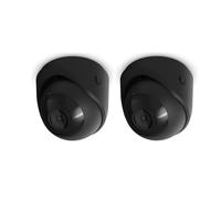 Ubiquiti UVC-G6-TURRET-B 4K 8MP Caméra IP Bundle 2 pièces - Turret Extérieur IP66 PoE, Vision nocturne 30 m, AI Personnes et Véhicules, 3864 x 2160 UHD, Système de vidéosurveillance professionnel Noir