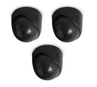 Ubiquiti UVC-G6-TURRET-B 4K 8MP Caméra IP Bundle 3 pièces - Turret Extérieur IP66 PoE, Vision nocturne 30m, AI Personnes et Véhicules, 3864x2160 UHD, Système de vidéosurveillance professionnel Noir