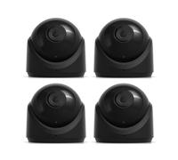 Ubiquiti UVC-G6-TURRET-B 4K 8MP Caméra IP Bundle 4 pièces - Turret Extérieur IP66 PoE, Vision nocturne 30m, AI Personnes et Véhicules, 3864x2160 UHD, Système de vidéosurveillance professionnel Noir