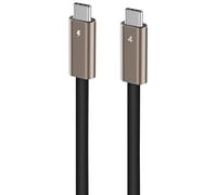 Ubluker Câble USB C vers USB C 40Gbps 0.3M, 240W 100W 60W USB4 24PIN avec Thunderbolt 4 Emarker 48V 5A PD 3.1 Audio Vidéo Sync Chargeur Rapide pour iPhone17 16 15 Galaxy S26 25 Écran PC Macbook