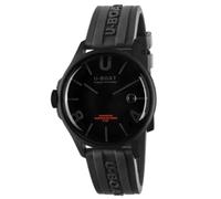 UBOAT Montre analogique pour Homme à Quartz avec Bracelet en Acier Inoxydable mid-39921, Noir, Bracelet