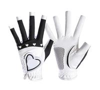 UBOHUZ 1 Paire de Gants Golf for Femmes, Main Gauche Droite, Doux, en Cuir PU, antidérapants, Tous Temps pour Hommes(Black,17)