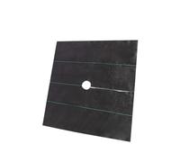 UBOHUZ 10pcs Garden Landscape Tree Protection Weeds Mat with Hole Square Weed Barrier Fabric for Root Grass Control Grow Ground Covering pour Arbres Fleurs(0.6x0.6M)