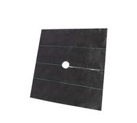 UBOHUZ 10pcs Garden Landscape Tree Protection Weeds Mat with Hole Square Weed Barrier Fabric for Root Grass Control Grow Ground Covering pour Arbres Fleurs(0.8x0.8M)