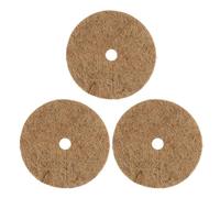 UBOHUZ 10pcs Tree Mulch Mat Cover Protector Flower Pot Disc Pad Weed Control Warm Moisture Cushion pour Arbres Fleurs(25cm)