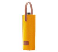 UBOHUZ 10PCS Wine Bag Felt Single Bottle Insulated Tote Carrier Padded Cooler for Lovers Or Wedding pour Bière, Champagne(Gold)